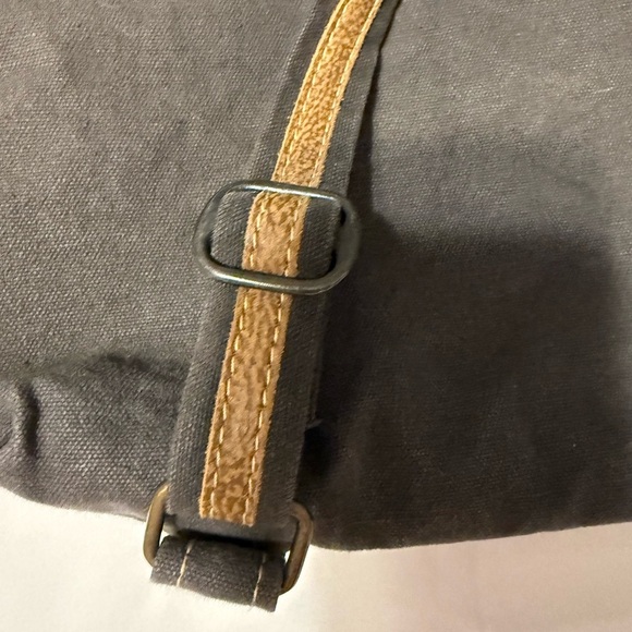 Myra Bag Gray and Tan Geometric Backpack main image 5